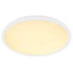 Nordlux LED-Wand- und Deckenleuchte Oja 60 38W 827 2700lm Weiß IP20 | 3-Stufen Dimmbar - Extra Warmweiß