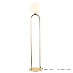 DFTP by Nordlux Shapes Stehlampe Glas und Metall Kupfer | Geeignet für E27