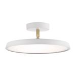 DFTP by Nordlux LED Pendelleuchte Kaito Metall Weiß 15W 1500lm - 830 Warmweiß | Dimmbar