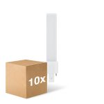 Mehrfachpackung 10x Ledvance Dulux-S LED 4W - 830 Warmweiß | 2-Pins - Ersatz Für 9W