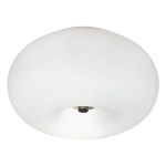 Eglo Deckenleuchte Optica Stahl Satin-Nickel | Geeignet für 2x E27