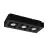 Eglo Decke Spot Mendoza Stahl Schwarz 14.1W 1035lm - 830 Warmweiß | Dimmbar - Geeignet für GU10