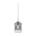 It's about RoMi Pendelleuchte Verona Glas Grau | Geeignet für 1x E27 