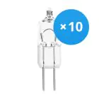 Mehrfachpackung 10x Osram Halogen G4 Capsule Halostar 10 W 